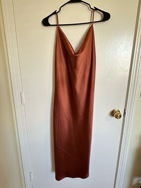 Petal & Pup Rust Slip Maxi Dress